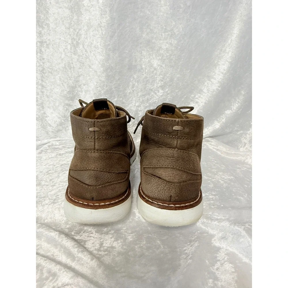 J Murphy by Johnston & Murphy Mens Brown Leather Knit Holden Chukka Boots Sz 10M